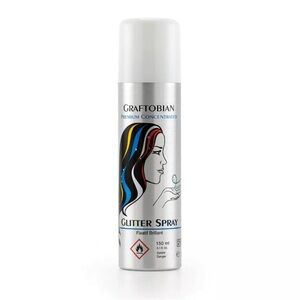 Graftobian Glitter hair Spray in red